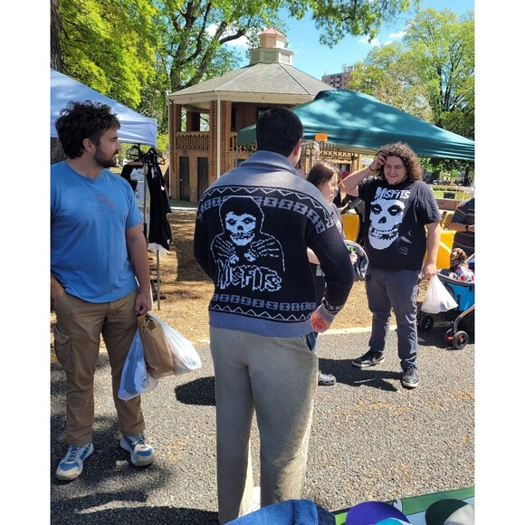 Misfits Cardigan Sweater XL - Picture 3 of 10